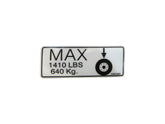 1704133 Decal, Max Tire | JLG